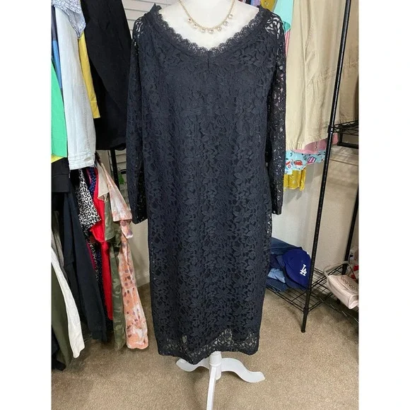 leith long languid dress A-Line Lace Off-the-Shoulder Tiered Long Prom Dress with Slit main image 0
